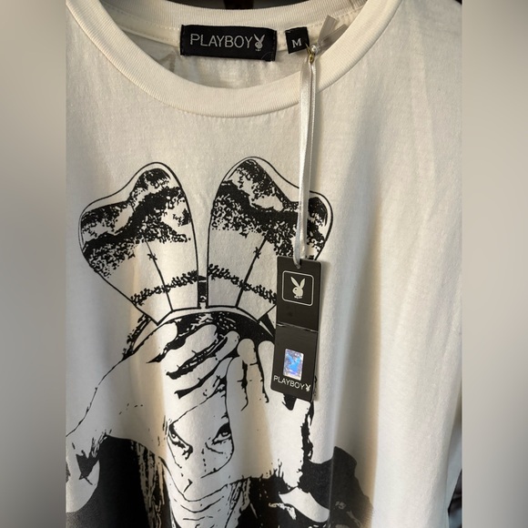 Authentic Limited Edition Iggy Pop Designed 2008 Rock The Rabbit Playboy Tee M - Picture 3 of 16